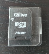 NOWY Adapter Qilive karty pamięci microSD na SD (adapter MICROSD) + lock 