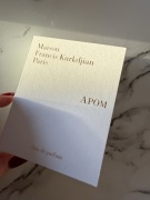 perfumy maison francis kurkdjian apom