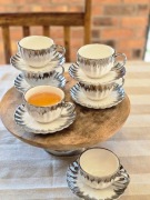 Filiżanki srebrne/złote