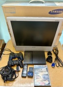 Zestaw PlayStation 2 z monitorem SyncMaster 910MP + akcesoria komplet