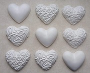 Serca figurki 20 sztuk Walentynki Dzień Mamy