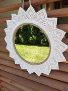 Lustro makrama 40 cm