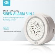 wifi tuya smart syrena alarm led NEO NAS-AB02W