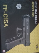 Replika broni (Glock 17) na kulki + kabura