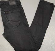 Wr) LEE MALONE oryginalne spodnie jeansowe Roz.32/34