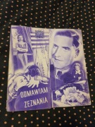 stara ulotka filmowa odmawiam zeznania program nr 514