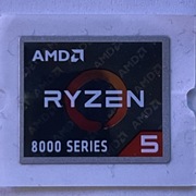 Naklejka AMD Ryzen 5 generacja 8