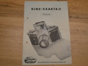 Folder - Kine Exakta II Ihagee Dresden