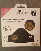 Cat&Cat maseczka bawełniana wielorazowa NOWA