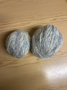 Włóczka melanż kolorowy moher 100% wełna 50g