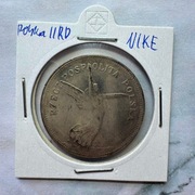 Stara Moneta Polska IIRP II Rzeczpospolita 5 Złotych zł Nike 1928 r.