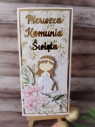Pamiątka Kartka 3d Pierwsza Komunia Święta 