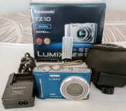 Aparat foto Panasonic Lumix DMC-TZ-10 z osprzętem