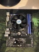 Płyta główna ASRock H81M-DGS z I5 4460 + 4 GB Ram DDR3