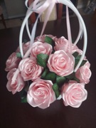 Róże satynowe , wieczne róże 13 róż 