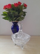 Kryształowa bombonierka  z PRL