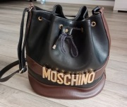 Torebka damska, czarna, brązowa 