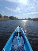 Kajak pełen komplet zestaw wiosła kapoki FEELFREE TRI-YAK 2 + 1 (3) osobowy