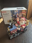 Räucherlok z Mikołajem  figurka świąteczna  -Oryg. pudełko
