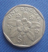 Moneta Singapur 1 dolar 1989