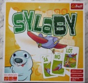 Sylaby Trefl Gra planszowa edukacyjna