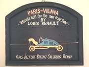 Rajd Paryż-Wiedeń 1902 deska Renault