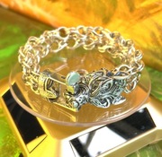 Bransoletka srebrna 925