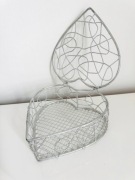 Pudełko na obrączki organizer kosz na biżuterię szkatułka ażurowa serce