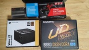 RADEON RX 6600 VRAM 8GB, GIGABITE B660 DS3H, proc. i3-12100F LGA1700, 