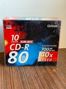 Płyty CD-R Octron 700MB 80min 40x – 10 szt. Slim Box NOWE