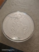 Srebrna moneta Bestie królowej 10oz Yale of Beaufort 2020r 