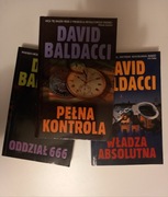 Zestaw 3 książek; David Baldacci; Pełna kontrola, Oddział 666; Władza absol