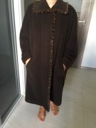 PŁASZCZ PABIA WEŁNA 100 % Z NORKĄ 