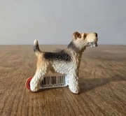Schleich pies foxterrier figurka unikat model wycofany z 1995 r.
