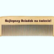 Grzebień z grawerem