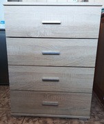 Komoda 77 cm cztery szuflady