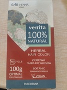 VENITA Natural FARBA do Włosów 6.46 Chna Czysta Henna 100g