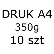 DYPLOM CERTYFIKAT 10 szt DRUK A4 Kreda 350g