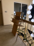 Biurko szkolne komputerowe z szafkami i podwójnym blatem