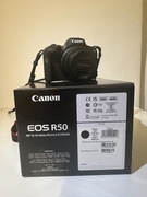 Aparat fotograficzny Canon EOS R50 + RF-S 18-45 IS STM korpus + obiektyw
