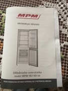 Lodówka dwudrzwiowa MPM MPM-182-KB-38W