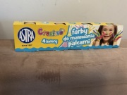 Creativo farby do malowania palcami kolorów 4x50ml