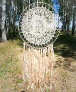 Szydełkowy Łapacz snów Sowa handmade 