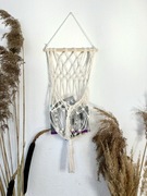 Wisząca półka makrama na książki/zabawki styl Boho