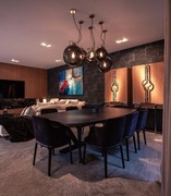 Zestaw 6 krzeseł do jadalni - czarne