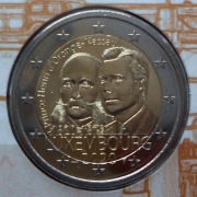 LUKSEMBURG 2020 2 EURO OKOL. znak MOST  !!!!!!RAR!!!!