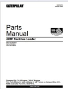 Katalog części Caterpillar CAT 428 E
