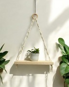 Wisząca półka makrama boho 