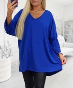 Lady plus size bawełna z laykrą