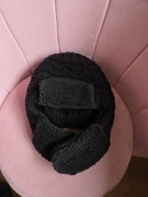 Ciepła czapka uszatka z wełną 